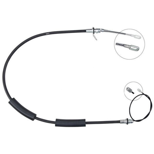 Seilzug Feststellbremse 1.538 mm Scheibenbremse A.B.S. für u.a. CHRYSLER VOYAGER
