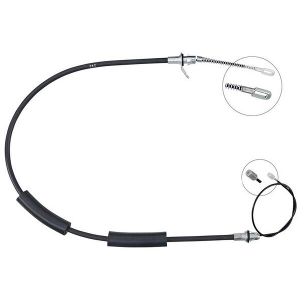 Seilzug, Feststellbremse 1.538 mm Scheibenbremse A.B.S. für CHRYSLER Voyager IV