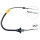 Parking brake cable 535 mm disc brake A.B.S. for e.g. RENAULT TRAFIC