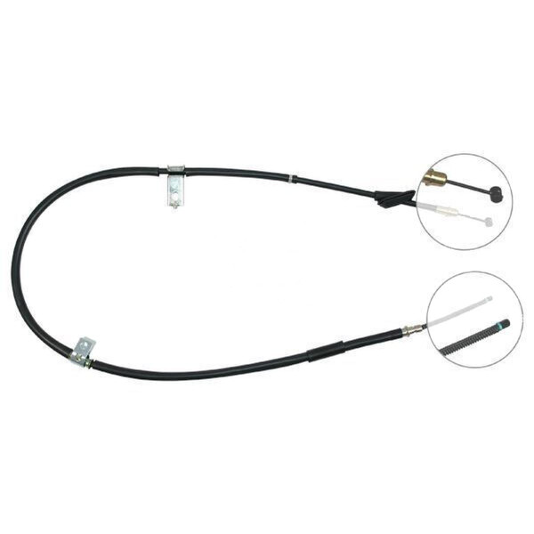 Parking brake cable no rolling 1.504 mm A.B.S. for HYUNDAI ATOS