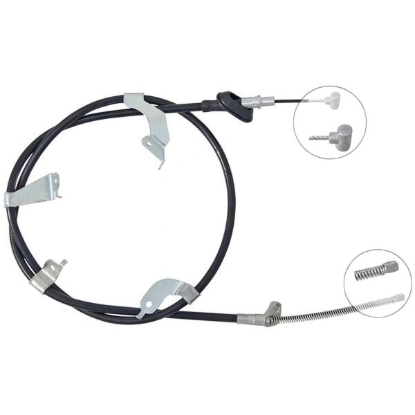 Seilzug Feststellbremse 1.635 mm Trommelbremse A.B.S. für SUZUKI SWIFT