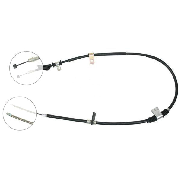 Parking brake cable 1,520 mm drum brake A.B.S. suitable for HYUNDAI