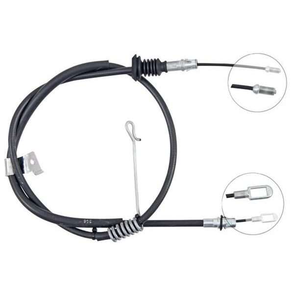 Parking brake cable 1,575 mm disc brake A.B.S. for FORD TRANSIT and others