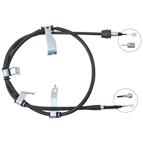 Parking brake cable 1,855 mm disc brake A.B.S. for HYUNDAI ix20 and others