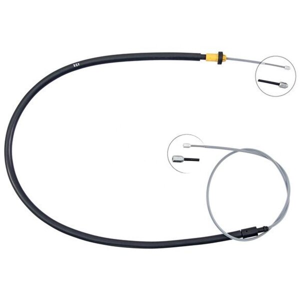 Parking brake cable 1,846 mm drum brake A.B.S. for CITROËN C4