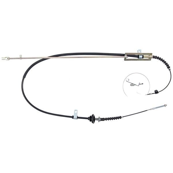 Parking brake cable 1,850 mm drum brake A.B.S. for e.g. MAZDA E