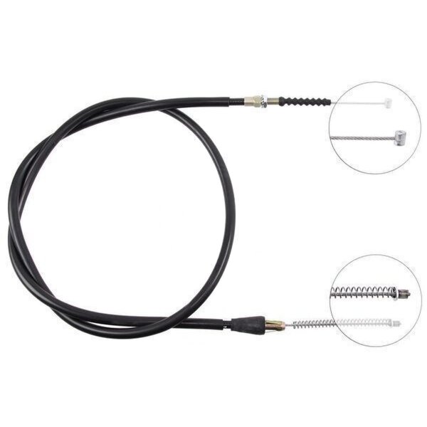 Parking brake cable 2.040 mm A.B.S. for HYUNDAI H100 and others