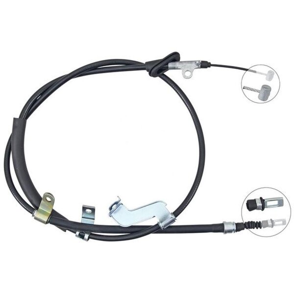 Seilzug Feststellbremse hinten links A.B.S. für HONDA ACCORD VI Coupe