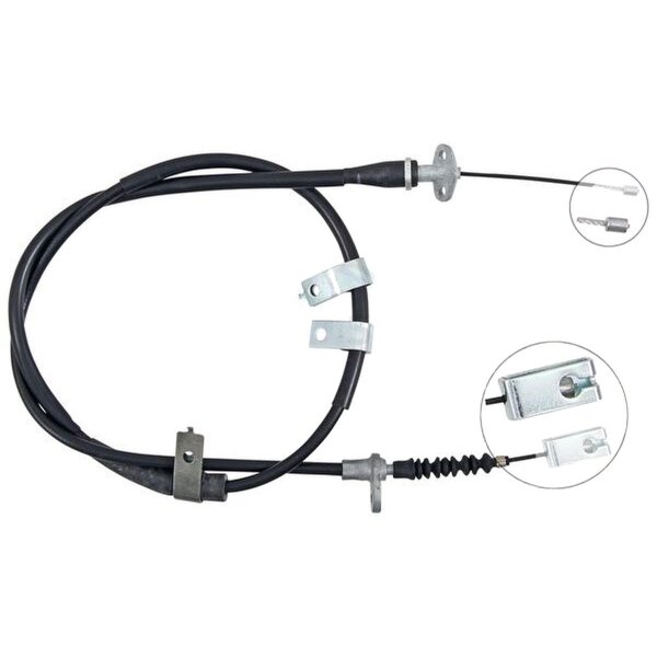 Seilzug Feststellbremse 1.735 mm Trommelbremse A.B.S. für NISSAN PICK