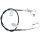 Parking brake cable 1,490 mm drum brake A.B.S. for HONDA INSIGHT