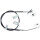 Parking brake cable 1,485 mm drum brake A.B.S. for HONDA INSIGHT