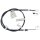 Parking brake cable 2.015 mm drum brake A.B.S. for ISUZU D-MAX