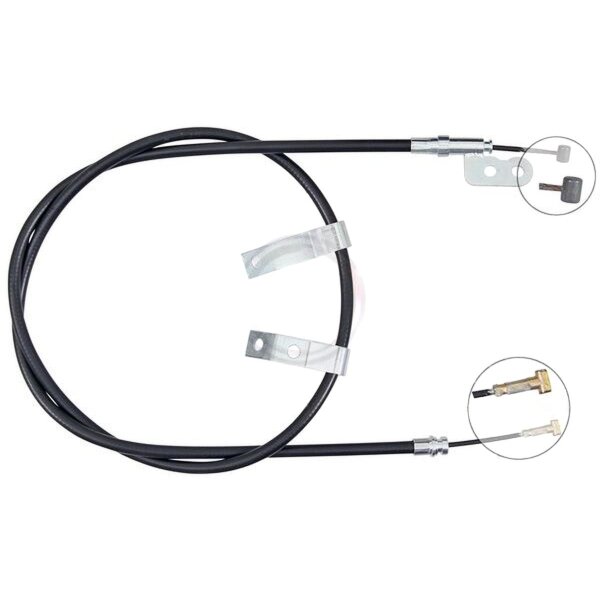 Parking brake cable 1,660 mm disc brake A.B.S. for KIA OPIRUS