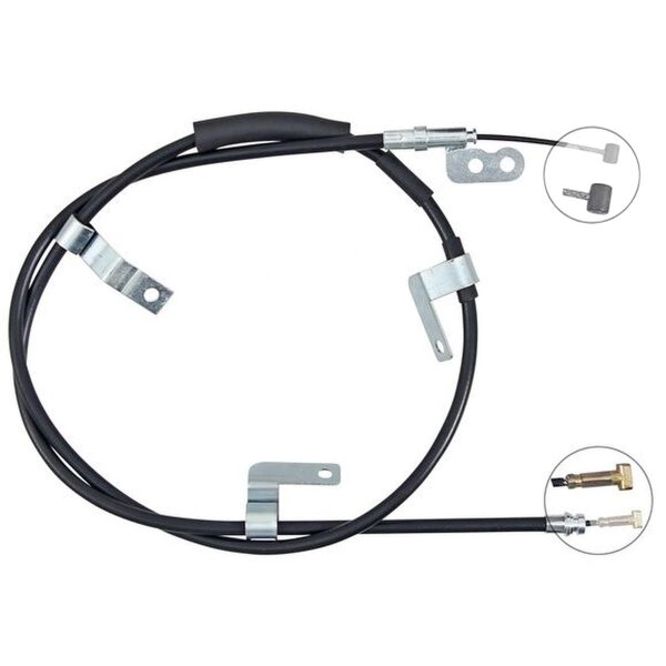 Parking brake cable 1,765 mm A.B.S. suitable for HYUNDAI GRANDEUR