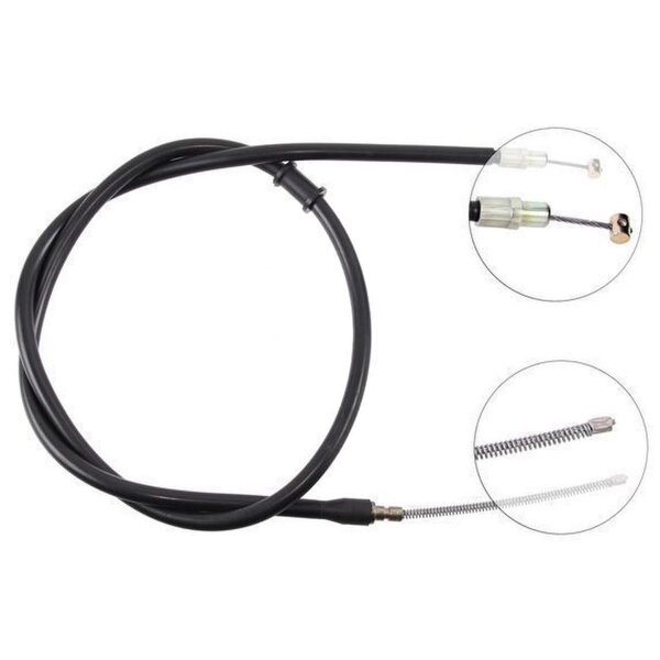 Parking brake cable 1,800 mm drum brake A.B.S. for HYUNDAI SONATA and others