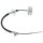 Parking brake cable 595 mm drum brake A.B.S. for NISSAN NAVARA and others