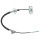 Parking brake cable 595 mm drum brake A.B.S. for NISSAN NAVARA