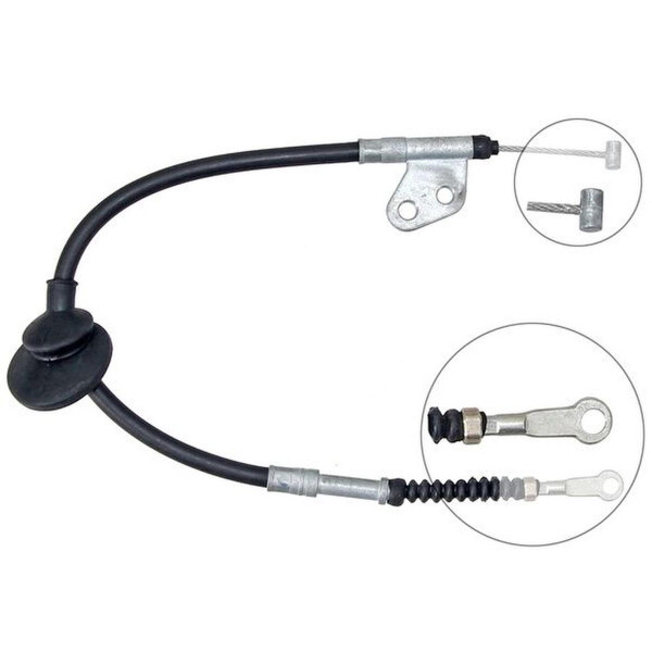 Parking brake cable no rolling 615 mm A.B.S. suitable for TOYOTA MR2