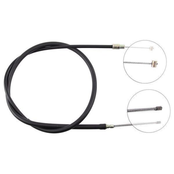 Parking brake cable 1,770 mm drum brake A.B.S. for HYUNDAI SONATA and others