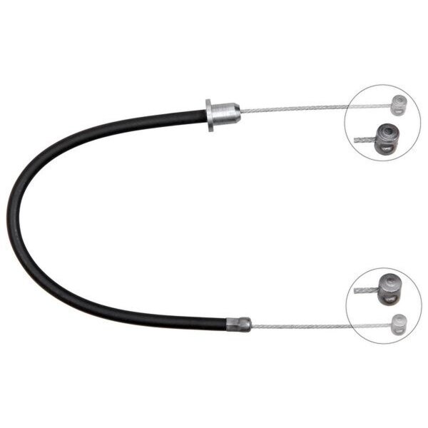 Parking brake cable 335 mm disc brake A.B.S. for e.g. MERCEDES-BENZ 124