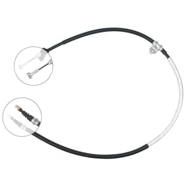 Parking brake cable 1,345 mm disc brake A.B.S. for e.g. LANCIA KAPPA