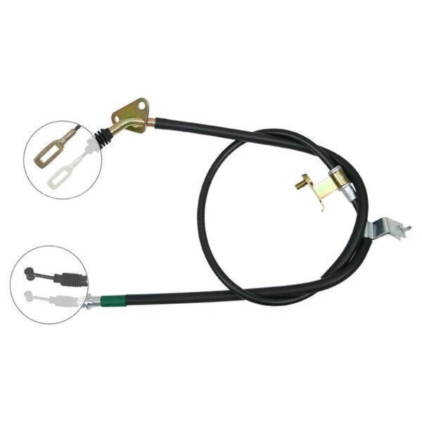 Parking brake cable 1,553 mm drum brake A.B.S. for e.g. MAZDA 323