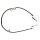 Parking brake cable 1,657 mm disc brake A.B.S. for e.g. MAZDA 626