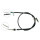 Parking brake cable no rolling 1.685 mm A.B.S. for e.g. MAZDA 626