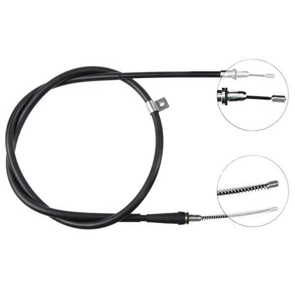 Seilzug Feststellbremse 1.770 mm Trommelbremse A.B.S. für NISSAN NOTE