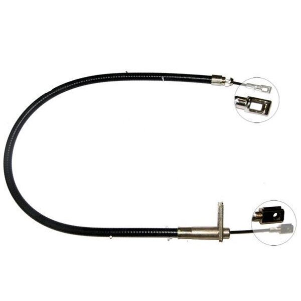 Parking brake cable no rolling 930 mm A.B.S. for e.g. MB C-CLASS