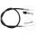 Parking brake cable 1,470 mm drum A.B.S. for e.g. MITSUBISHI COLT