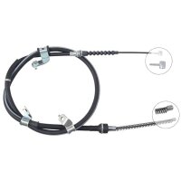 Parking brake cable 1,620 mm drum brake A.B.S. for e.g....