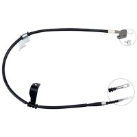 Parking brake cable 1,287 mm disc brake A.B.S. for...