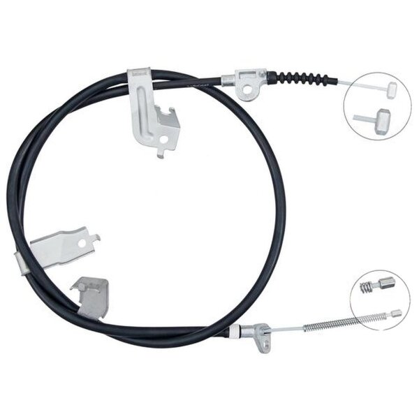 Seilzug Feststellbremse hinten links A.B.S. für NISSAN EVALIA Bus 1.5 dCi 85