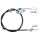 Parking brake cable 1,458 mm drum brake A.B.S. for CITROËN C1 and others