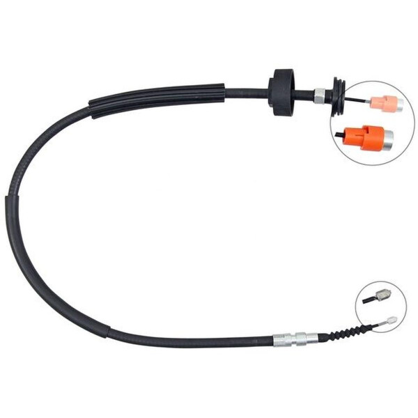 Parking brake cable 890 mm disc brake A.B.S. for BMW 7 Series and others