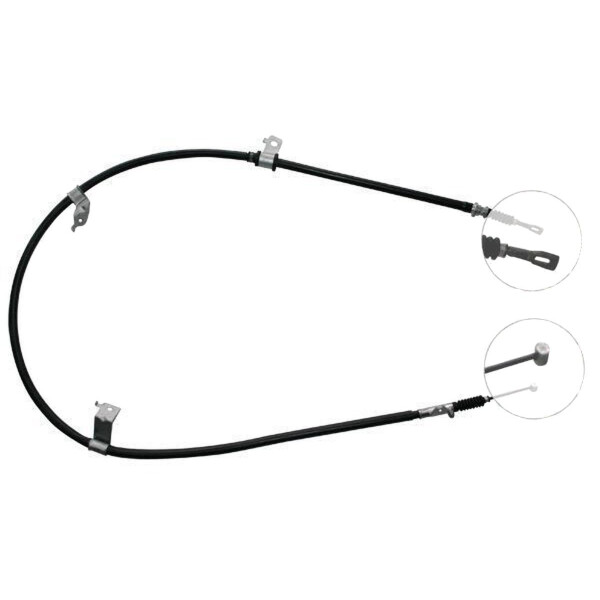 Parking brake cable 1,695 mm disc brake A.B.S. for NISSAN MAXIMA and others