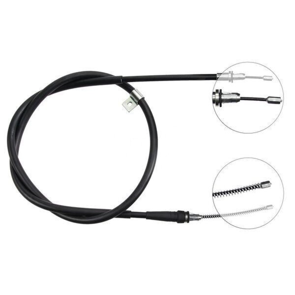 Seilzug Feststellbremse 1.706 mm Trommelbremse A.B.S. für NISSAN NOTE