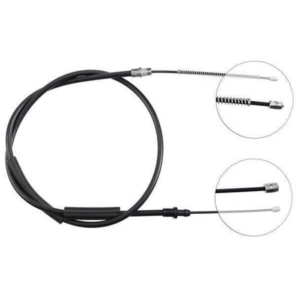 Parking brake cable 1,621 mm drum brake A.B.S. for CITROËN ZX and others