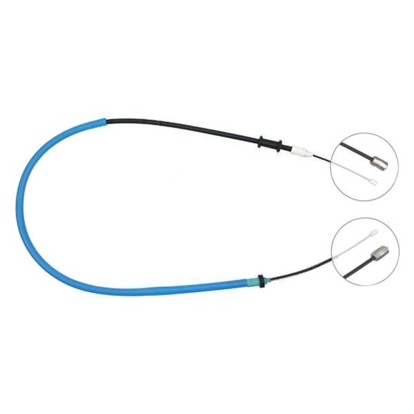 Parking brake cable 1,421 mm drum brake A.B.S. for RENAULT KANGOO and others