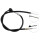 Parking brake cable 1,630 mm disc brake A.B.S. for e.g. SAAB 900