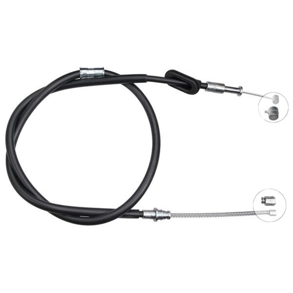 Parking brake cable 1,615 mm drum brake A.B.S. for SUBARU IMPREZA and others