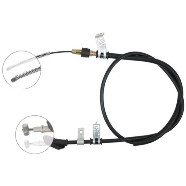 Seilzug Feststellbremse 1.560 mm Trommelbremse A.B.S. für u.a. SUZUKI BALENO