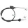 Parking brake cable 1,625 mm drum brake A.B.S. for SUZUKI GRAND