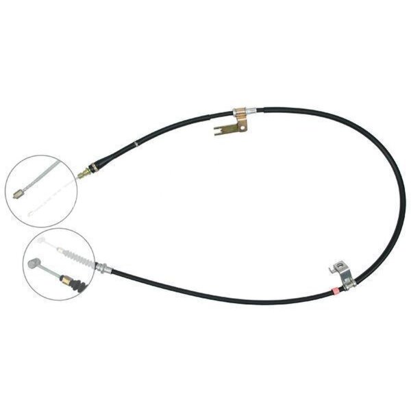 Parking brake cable 1,670 mm drum brake A.B.S. for SUZUKI VITARA and others