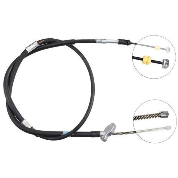 Parking brake cable 1,750 mm drum brake A.B.S. for TOYOTA CAMRY