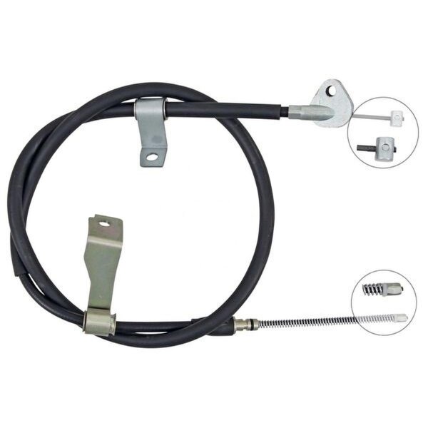 Parking brake cable no rolling 1.430 mm A.B.S. for HYUNDAI i10
