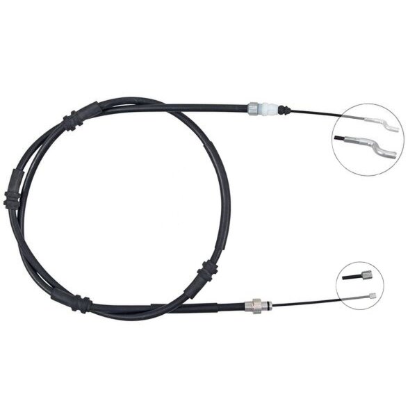 Parking brake cable 1,936 mm disc brake A.B.S. for e.g. VW TRANSPORTER