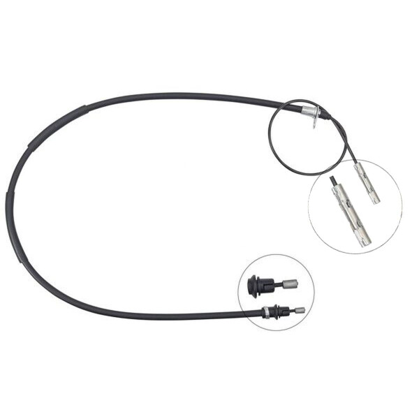 Parking brake cable 1,325 mm disc brake A.B.S. for JEEP GRAND and others