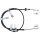 Parking brake cable 1,695 mm drum brake A.B.S. suitable for KIA SOUL